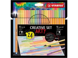 Μαρκαδόροι Stabilo Creativity Set Arty 24 τεμαχίων 8868/24